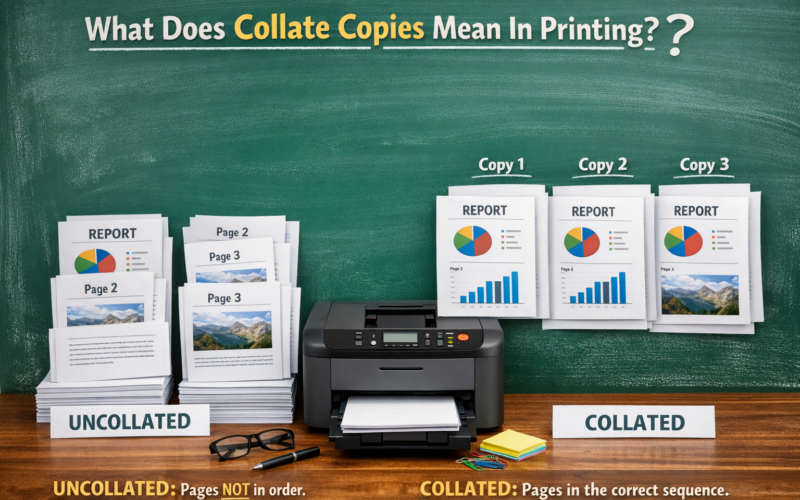 What Does Collate Copies Mean In Printing?