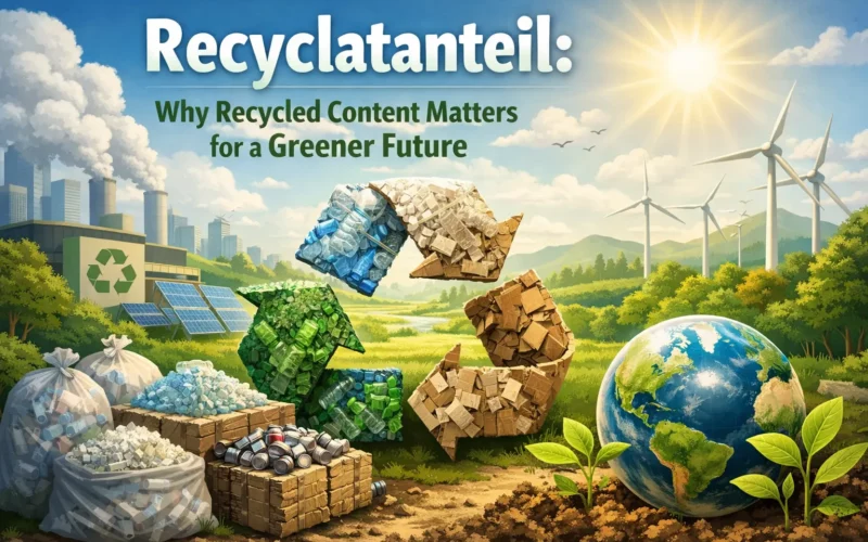 Recyclatanteil: Why Recycled Content Matters for a Greener Future