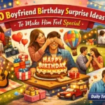 Boyfriend Birthday Surprise Ideas