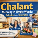 Chalant Meaning in Simple Words: Definition and Examples