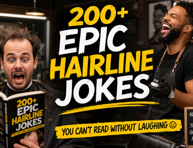 200+ Epic Hairline Jokes You Can’t Read Without Laughing